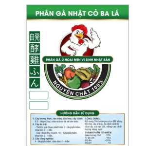 [ Túi 1,5KG ] Phân Gà Hữu Cơ Lên Men Nhật Bản Dạng Viên Nén
