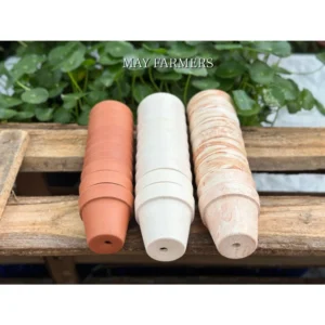 Chậu Đất Nung Ly Đỏ - Loang - Trắng . Trồng Xương Rồng - Sen Đá...