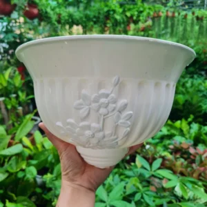 Chậu Nhựa Ốp Tường Đủ Loại - Hàng Dày Dặn , Chất Lượng , Màu Trắng...