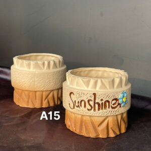 Combo 5 chậu gốm sứ họa tiết trồng Sen đá, Xương rồng, Tiểu cảnh... mẫu ngẫu nhiên